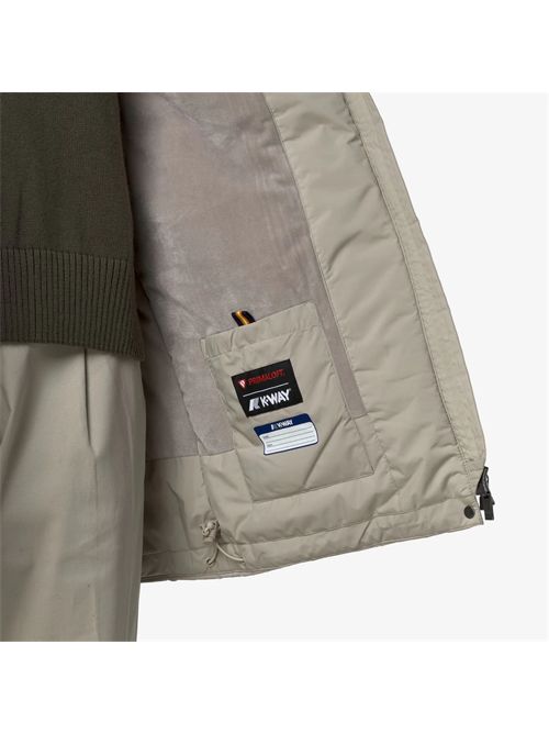 Giaccone lungo sophie donna Warm Ott. colore beige K-WAY | SOPHIE SOFT TOUCH MARB2X